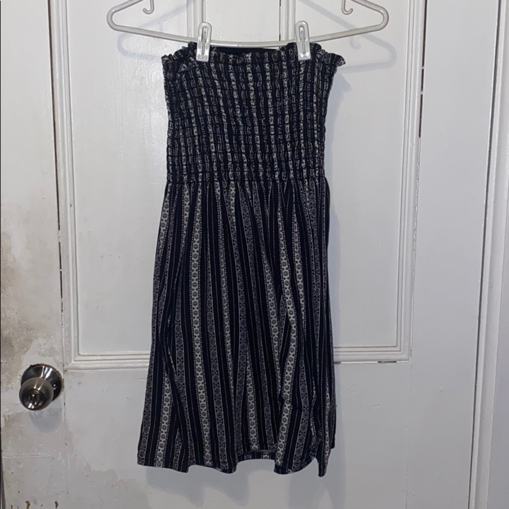 Black and White Print Sundress